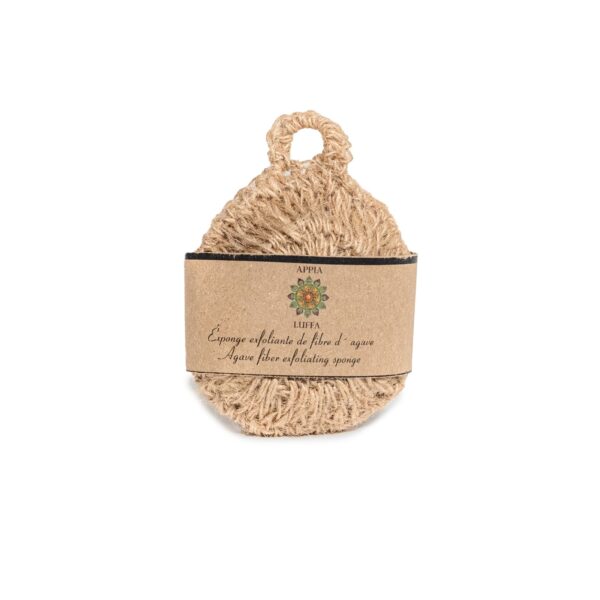 1 Small 100% Agave Fiber Natural Sponge