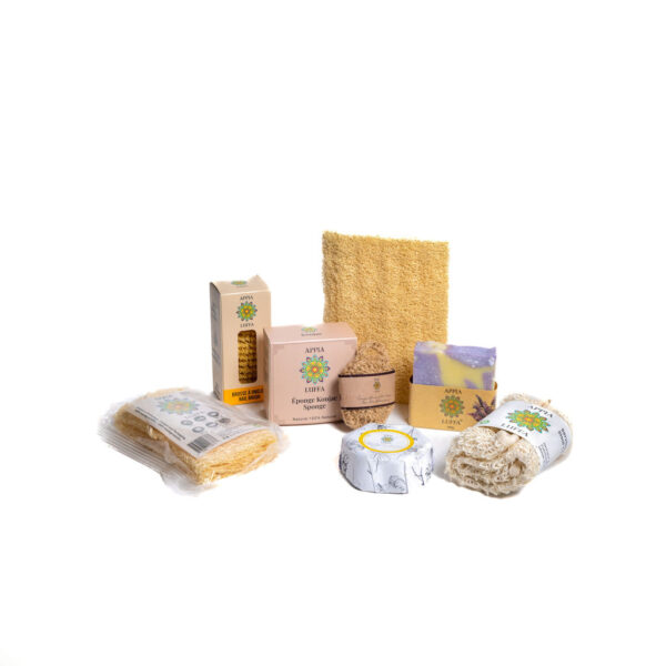 Dans ce Coffret contenant 8 articles, vous découvrirez une variété de produits hydratants pour le corps. Éponge konjac Éponge Luffa 15cm Serviette Sisal Brosse à ongles Luffa 13cm Petite Éponge d'agave 1 savon avec odeur 1 savons sans odeur